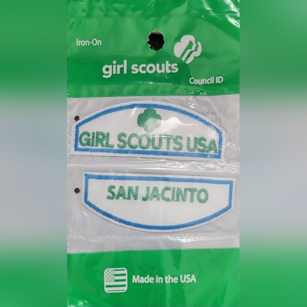 Authentic Girl Scouts Cadette  Sash, Pins, Insignia & Iron On Patches